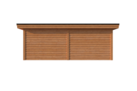 Houten veranda plat dak 650 x 300cm Houten veranda plat dak 650 x 300cm