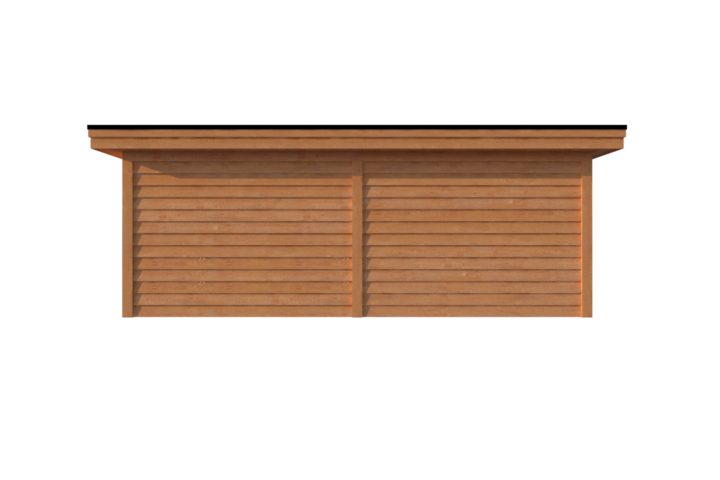 Houten veranda plat dak 650 x 300cm Houten veranda plat dak 650 x 300cm