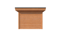 Houten veranda plat dak 650 x 300cm Houten veranda plat dak 650 x 300cm