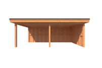 Houten veranda plat dak 650 x 350cm Houten veranda plat dak 650 x 350cm