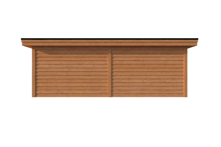 Houten veranda plat dak 700 x 300cm Houten veranda plat dak 700 x 300cm
