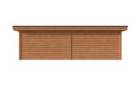 Houten veranda plat dak 800 x 300cm Houten veranda plat dak 800 x 300cm