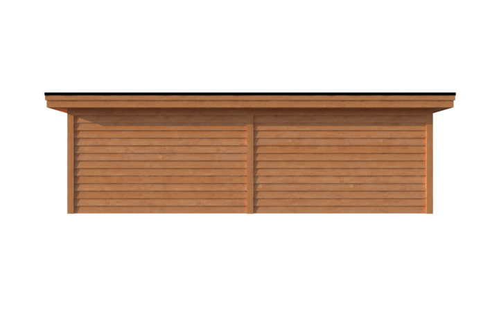 Houten veranda plat dak 800 x 300cm Houten veranda plat dak 800 x 300cm