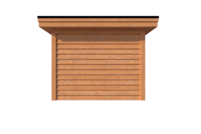 Houten veranda plat dak 800 x 300cm Houten veranda plat dak 800 x 300cm