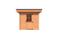 Tuinhuis plat dak 250 x 250cm Tuinhuis plat dak 250 x 250cm