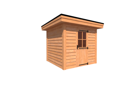 Tuinhuis plat dak 250 x 250cm