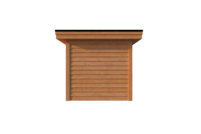 Tuinhuis plat dak 250 x 250cm Tuinhuis plat dak 250 x 250cm