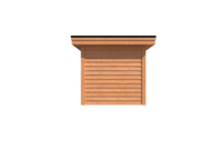 Tuinhuis plat dak 250 x 250cm Tuinhuis plat dak 250 x 250cm