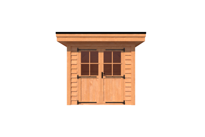 Tuinhuis plat dak 250 x 250cm Tuinhuis plat dak 250 x 250cm