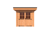 Tuinhuis plat dak 250 x 300cm