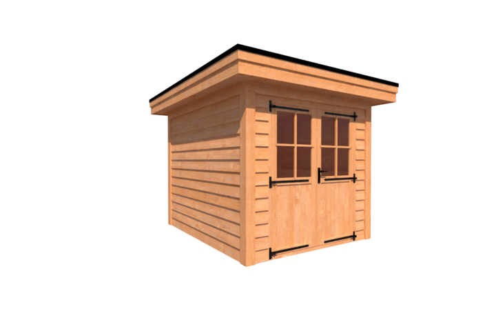 Tuinhuis plat dak 250 x 300cm