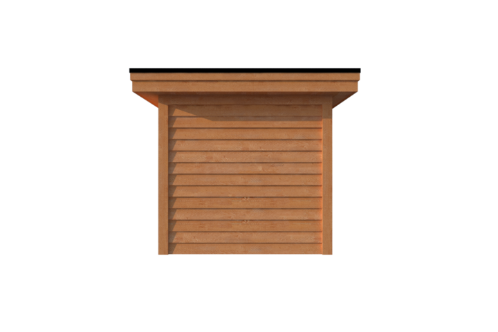 Tuinhuis plat dak 250 x 300cm