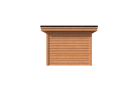 Tuinhuis plat dak 250 x 300cm