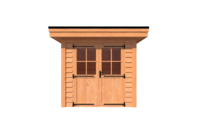 Tuinhuis plat dak 250 x 350cm Tuinhuis plat dak 250 x 350cm