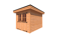 Tuinhuis plat dak 250 x 350cm Tuinhuis plat dak 250 x 350cm