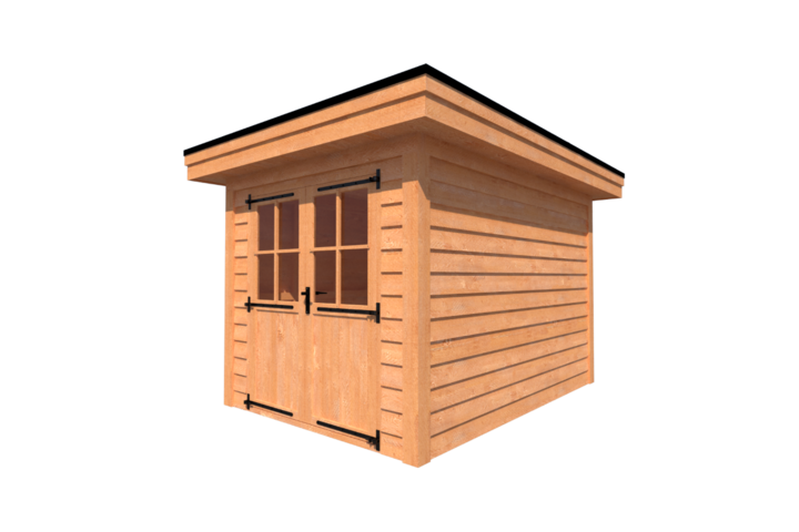 Tuinhuis plat dak 250 x 350cm Tuinhuis plat dak 250 x 350cm