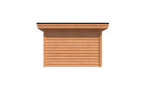 Tuinhuis plat dak 250 x 350cm Tuinhuis plat dak 250 x 350cm