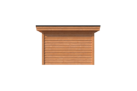 Tuinhuis plat dak 250 x 350cm Tuinhuis plat dak 250 x 350cm