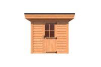 Tuinhuis plat dak 250 x 350cm Tuinhuis plat dak 250 x 350cm