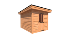 Tuinhuis plat dak 250 x 350cm Tuinhuis plat dak 250 x 350cm