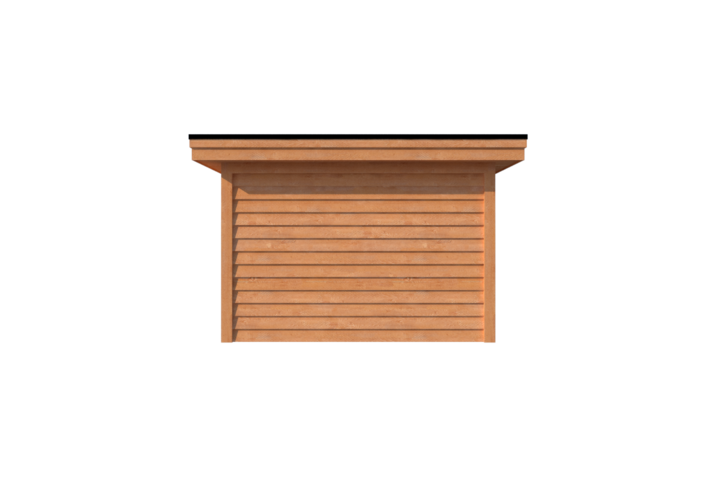 Tuinhuis plat dak 250 x 350cm Tuinhuis plat dak 250 x 350cm