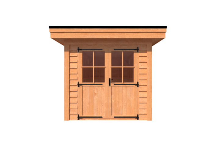 Tuinhuis plat dak 250 x 400cm Tuinhuis plat dak 250 x 400cm