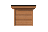 Tuinhuis plat dak 250 x 400cm Tuinhuis plat dak 250 x 400cm