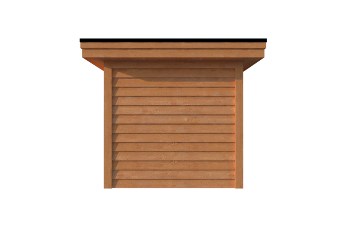 Tuinhuis plat dak 250 x 400cm Tuinhuis plat dak 250 x 400cm