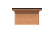 Tuinhuis plat dak 250 x 400cm Tuinhuis plat dak 250 x 400cm