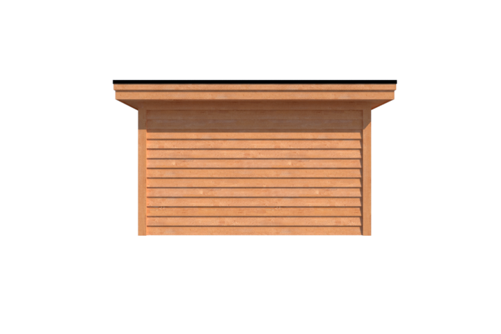 Tuinhuis plat dak 250 x 400cm Tuinhuis plat dak 250 x 400cm