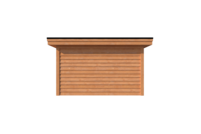 Tuinhuis plat dak 250 x 400cm Tuinhuis plat dak 250 x 400cm