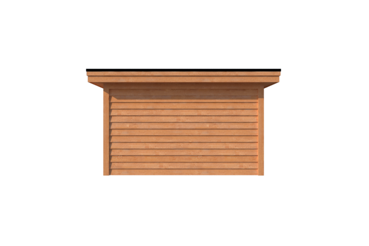 Tuinhuis plat dak 250 x 400cm Tuinhuis plat dak 250 x 400cm