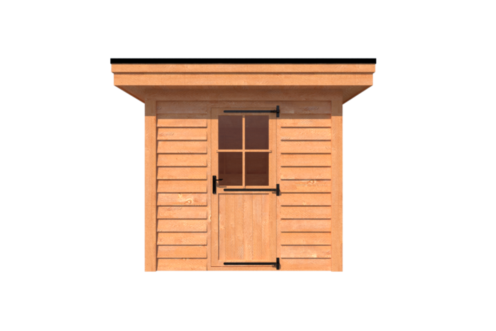 Tuinhuis plat dak 250 x 400cm