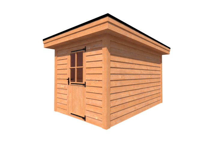 Tuinhuis plat dak 250 x 400cm