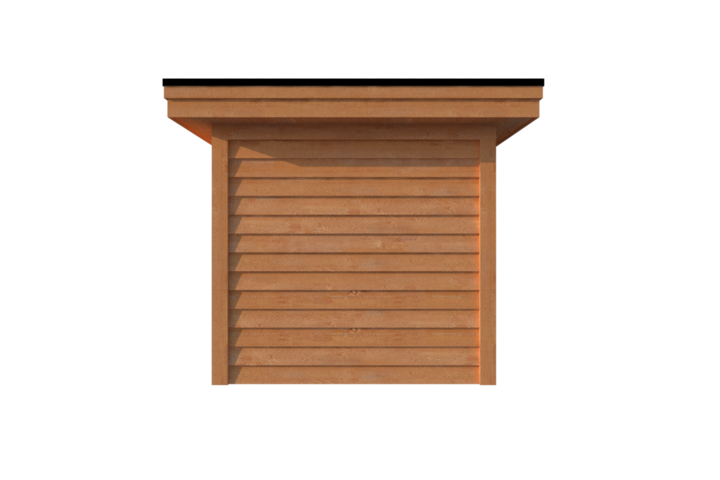 Tuinhuis plat dak 250 x 400cm