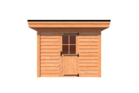 Tuinhuis plat dak 300 x 300cm Tuinhuis plat dak 300 x 300cm