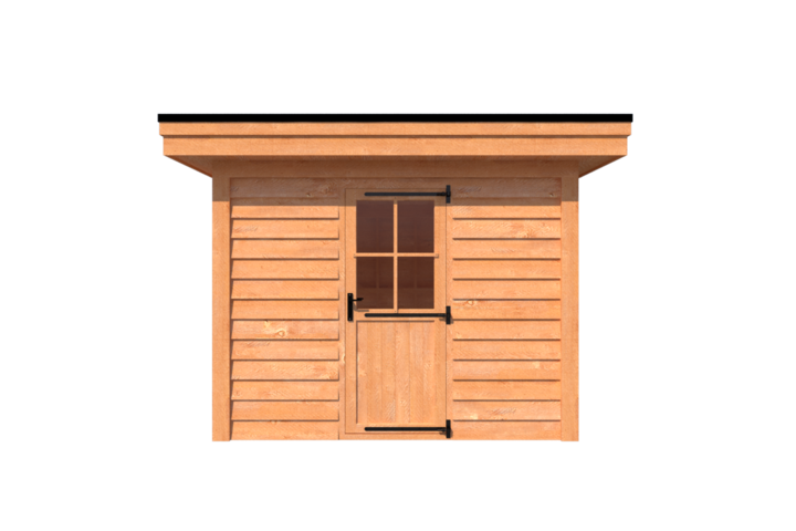 Tuinhuis plat dak 300 x 300cm Tuinhuis plat dak 300 x 300cm