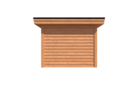 Tuinhuis plat dak 300 x 300cm Tuinhuis plat dak 300 x 300cm