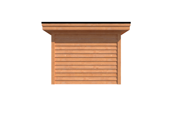 Tuinhuis plat dak 300 x 300cm Tuinhuis plat dak 300 x 300cm