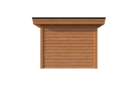 Tuinhuis plat dak 300 x 300cm