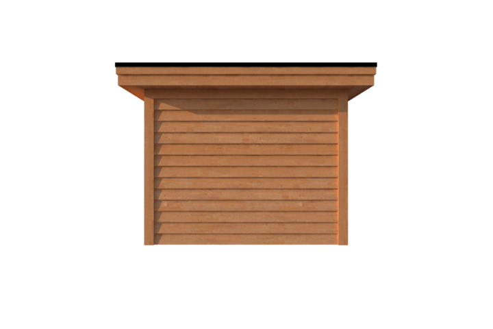 Tuinhuis plat dak 300 x 300cm