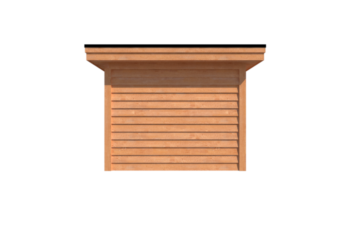 Tuinhuis plat dak 300 x 300cm