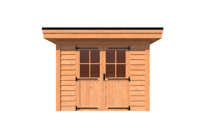 Tuinhuis plat dak 300 x 350cm