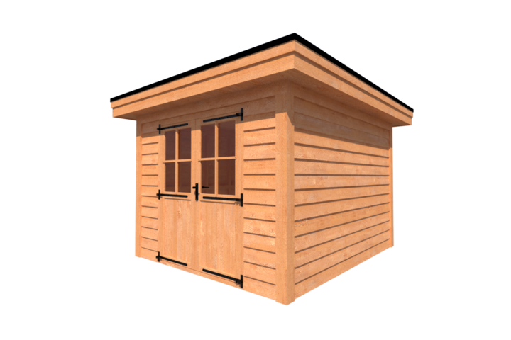 Tuinhuis plat dak 300 x 350cm