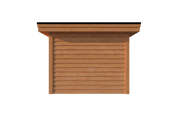 Tuinhuis plat dak 300 x 350cm