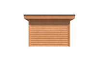 Tuinhuis plat dak 300 x 350cm