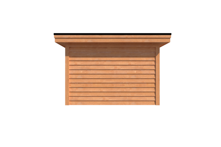 Tuinhuis plat dak 300 x 350cm