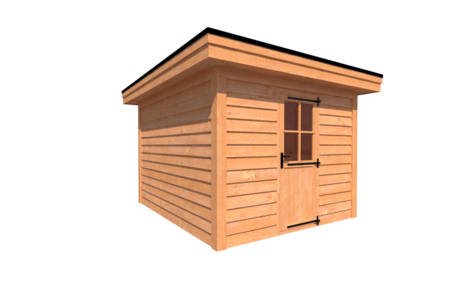 Tuinhuis plat dak 300 x 350cm Tuinhuis plat dak 300 x 350cm