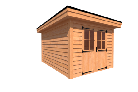 Tuinhuis plat dak 300 x 400cm