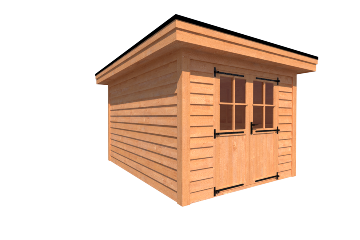 Tuinhuis plat dak 300 x 400cm